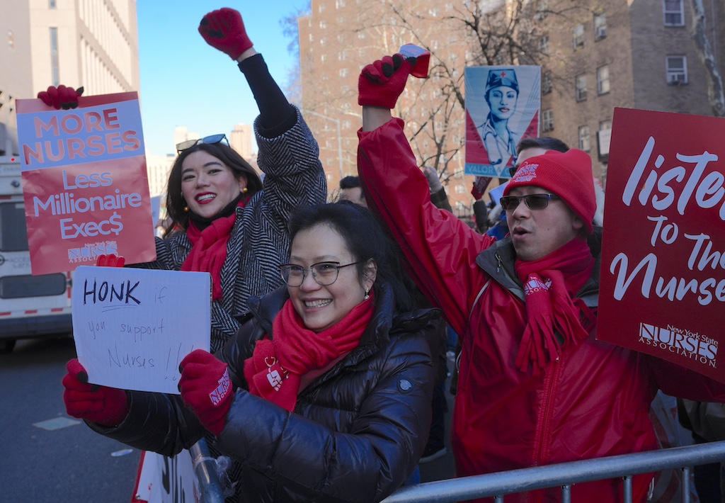 New York City Nurses Have Launched Their Biggest-Ever Strike