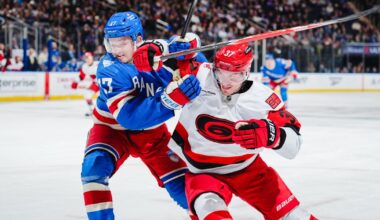 Hurricanes top Rangers 2-0 - CBS New York