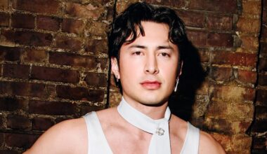 Hudson Williams Hosts an NYC Lunar New Year Party in a Kinky Tie