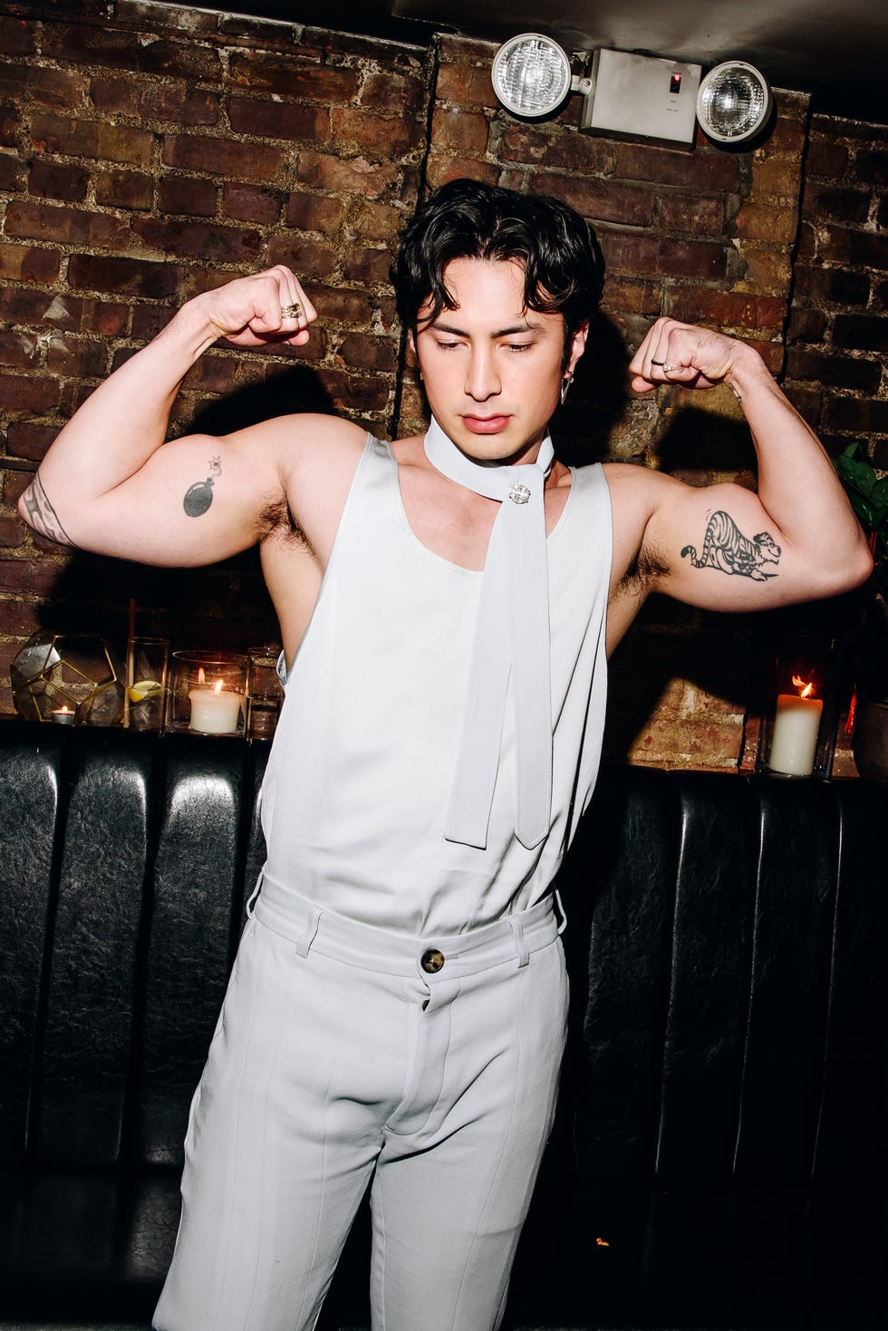 hudson williams at the gold house lunar new year event during rtw fall 2026 on february 12, 2026 in new york, new york. (photo by nina westervelt/wwd via getty images)