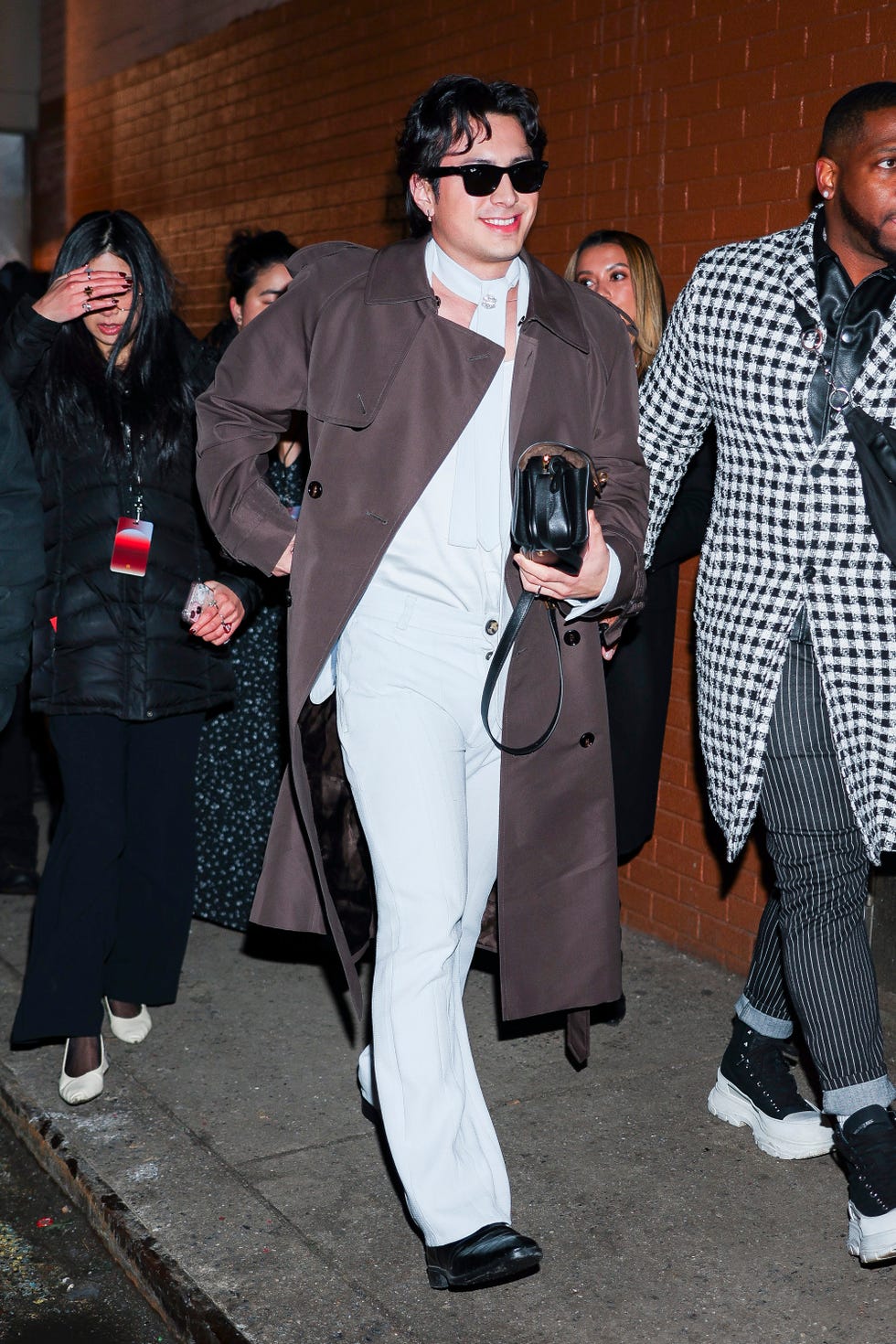 new york, new york february 12: hudson williams attends gold houses lunar new year celebration at chinese tuxedo in china town on february 12, 2026 in new york city. (photo by aeon/gc images)