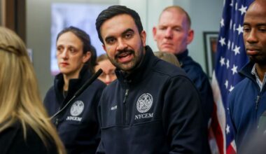 Zohran Mamdani is at odds with NYC police after two officers were injured in a snowball fight