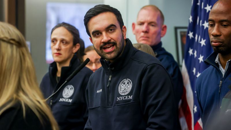 Zohran Mamdani is at odds with NYC police after two officers were injured in a snowball fight