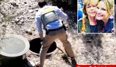 Cops seen searching septic tank behind Nancy Guthrie's Arizona house in latest twist