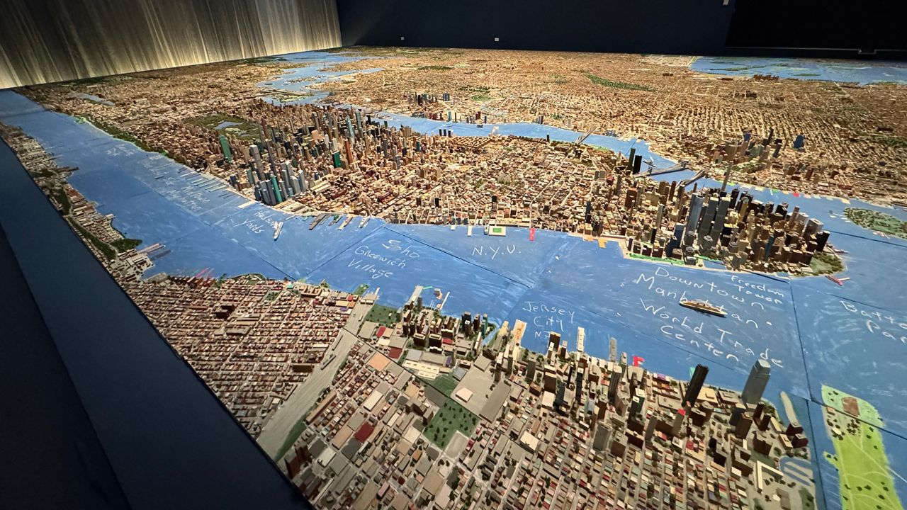 Artist's model of NYC on display in East Harlem