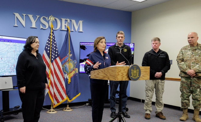 Governor Hochul Updates New Yorkers on State Preparations Ahead of Severe Winter Storm
