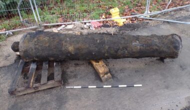 Historic cannon unearthed during Hull&rsquo;s Queen&rsquo;s Gardens restoration in the UK