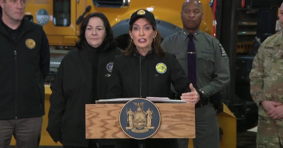 N.Y. Gov. Kathy Hochul declares state of emergency for nor'easter expected to bring blizzard conditions
