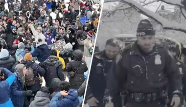 Snowball fight video in Washington Square Park shows cops hurt – NBC New York