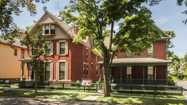 Exterior view of the National Susan B. Anthony House and Museum in Rochester