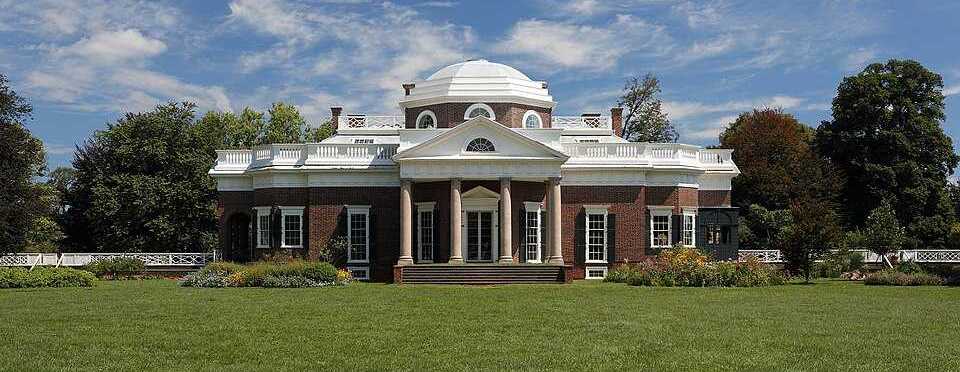 monticello, thomas jefferson, jefferson house, virginia, famous houses