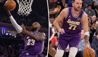 Lakers lose 112–100 to Knicks at Madison Square Garden