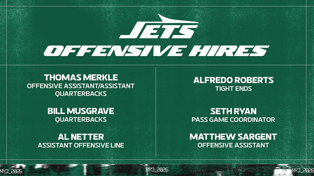 Jets Complete Offensive Coaching Staff