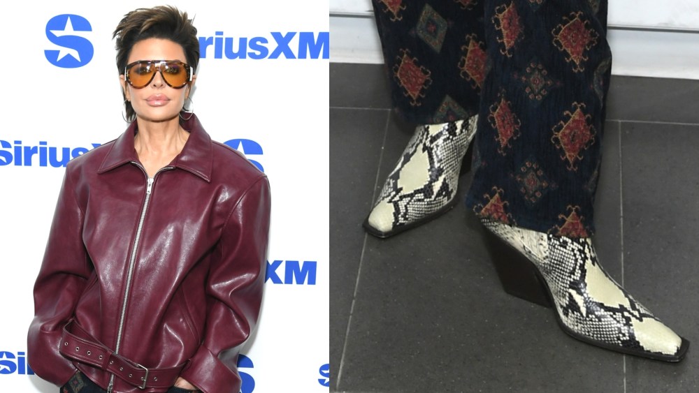 Lisa Rinna visits SiriusXM Studios on Wednesday in New York City.