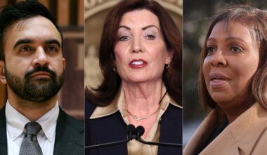 N.Y. Gov. Kathy Hochul endorsed by NYC Mayor Zohran Mamdani, N.Y. AG Letitia James