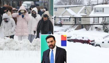 Massive nor’easter could bring 20 inches of snow to NYC, Zohran Mamdani predicts