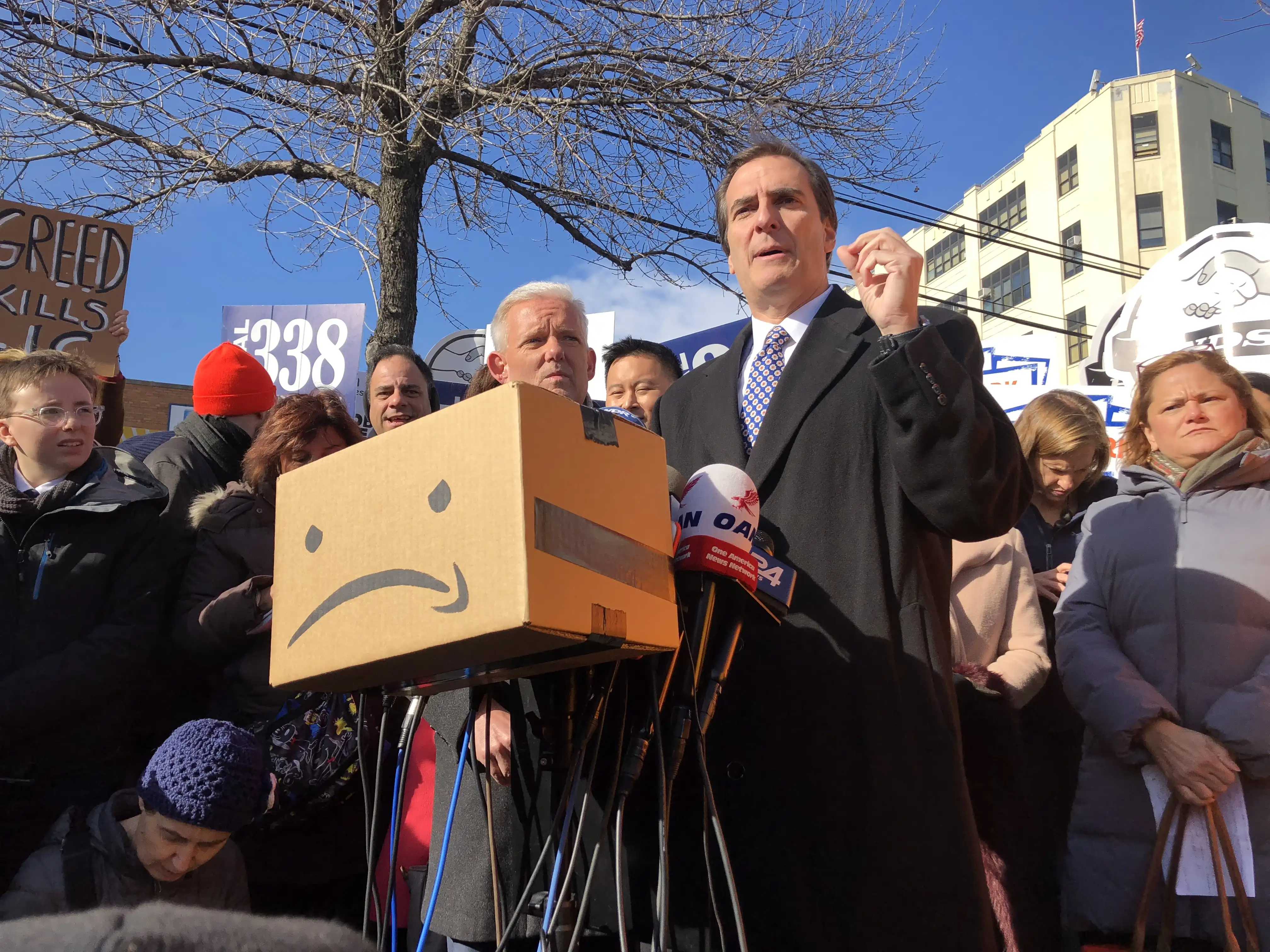Gianaris was criticized by then-Gov. Andrew Cuomo for his opposition to Amazon's plan to build its HQ2 in the Long Island City waterfront in 2019. 