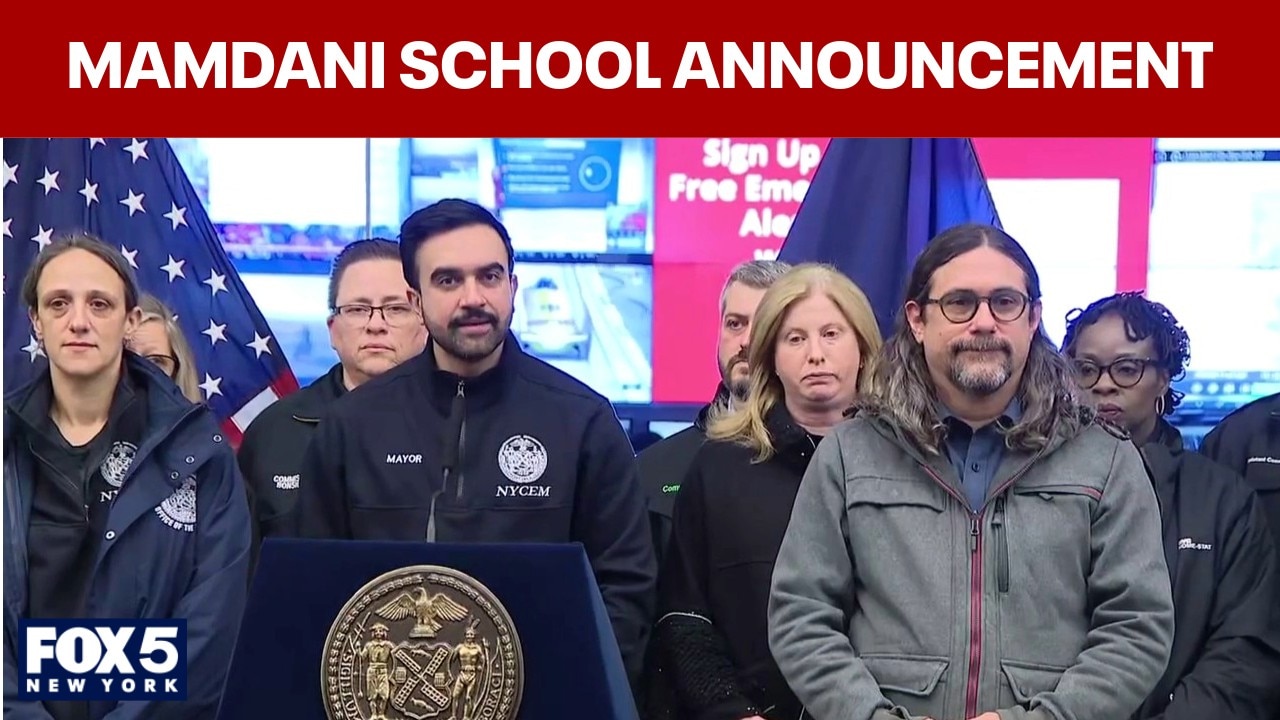 FULL: Mamdani announces full snow day for NYC Public Schools students