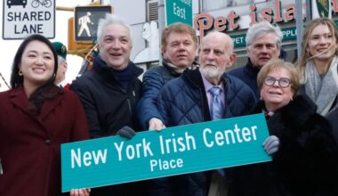 New York Irish Center in Long Island City makes history with street co-naming near its Jackson Avenue home – QNS