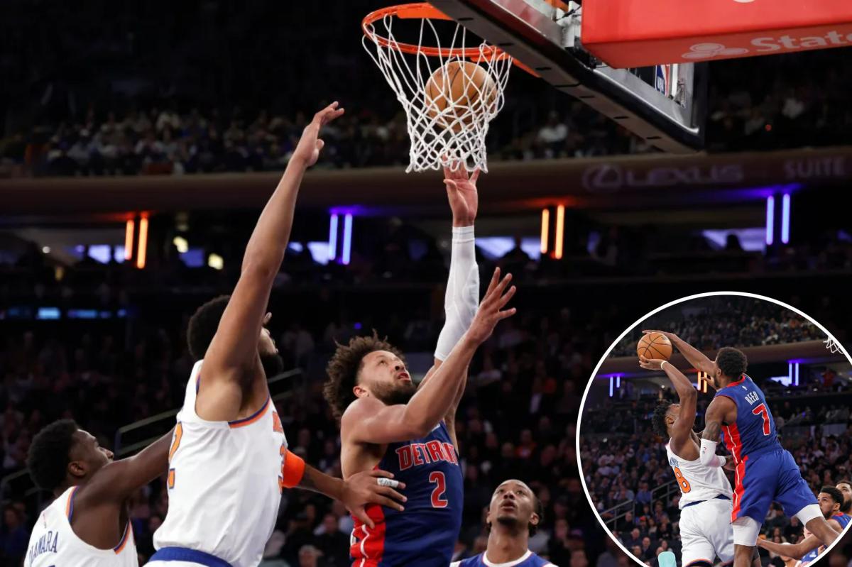 Knicks torched by Pistons again as Cade Cunningham drops 42