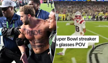 Super Bowl 2026 field invader reveals first-person video of hectic scene