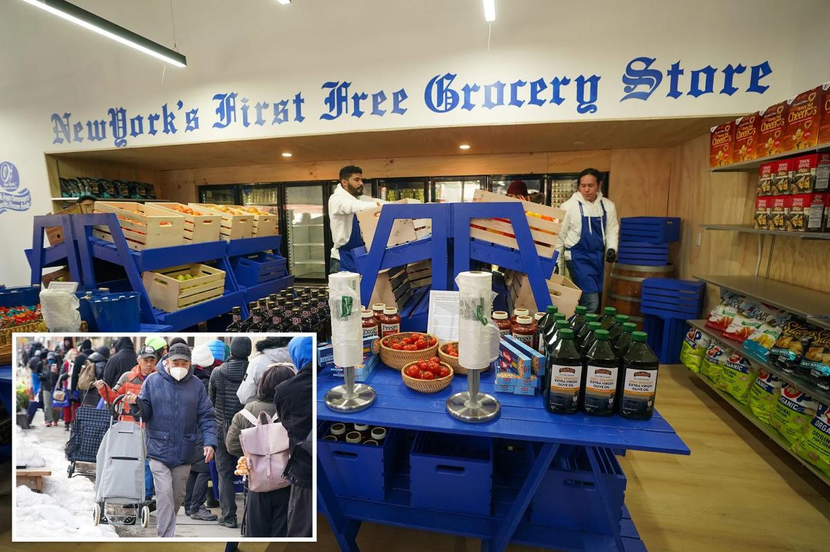 NYC gets its first 'free grocery store' -- but it's not what Mamdani had in mind