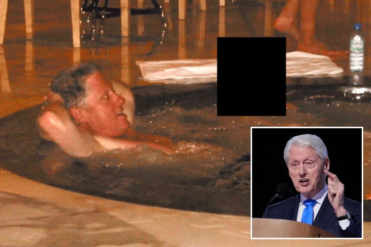 Bill Clinton denies having sex with unidentified hot tub female during Epstein files deposition