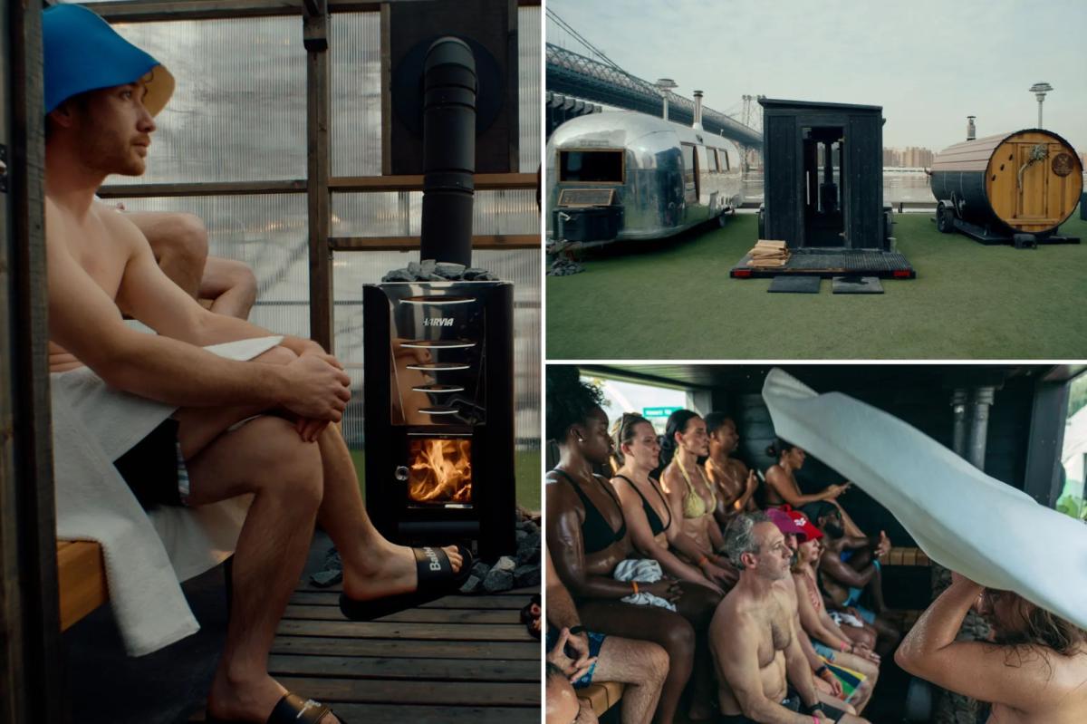 Inside NYC's new bathing festival with 15 specialized saunas