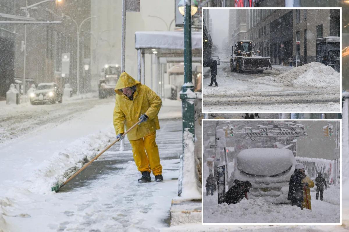 NYC blizzard officially one of the top 10 biggest storms on record – and more snow is coming
