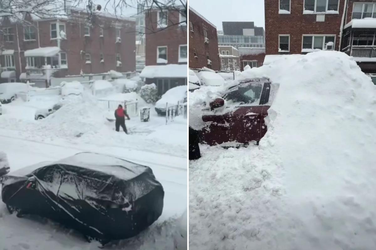 Queens man buries neighbor's car in a mound of snow in act of 'blizzard rage'