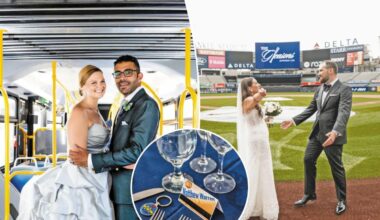 These weddings went big on neighborhood pride