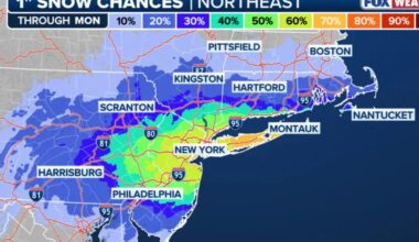 NYC braces for up to 3 inches of snow overnight Sunday