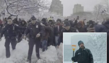 Mamdani refuses to call mob launching snowballs at cops a 'criminal' act, says it just 'looks like a snowball fight'