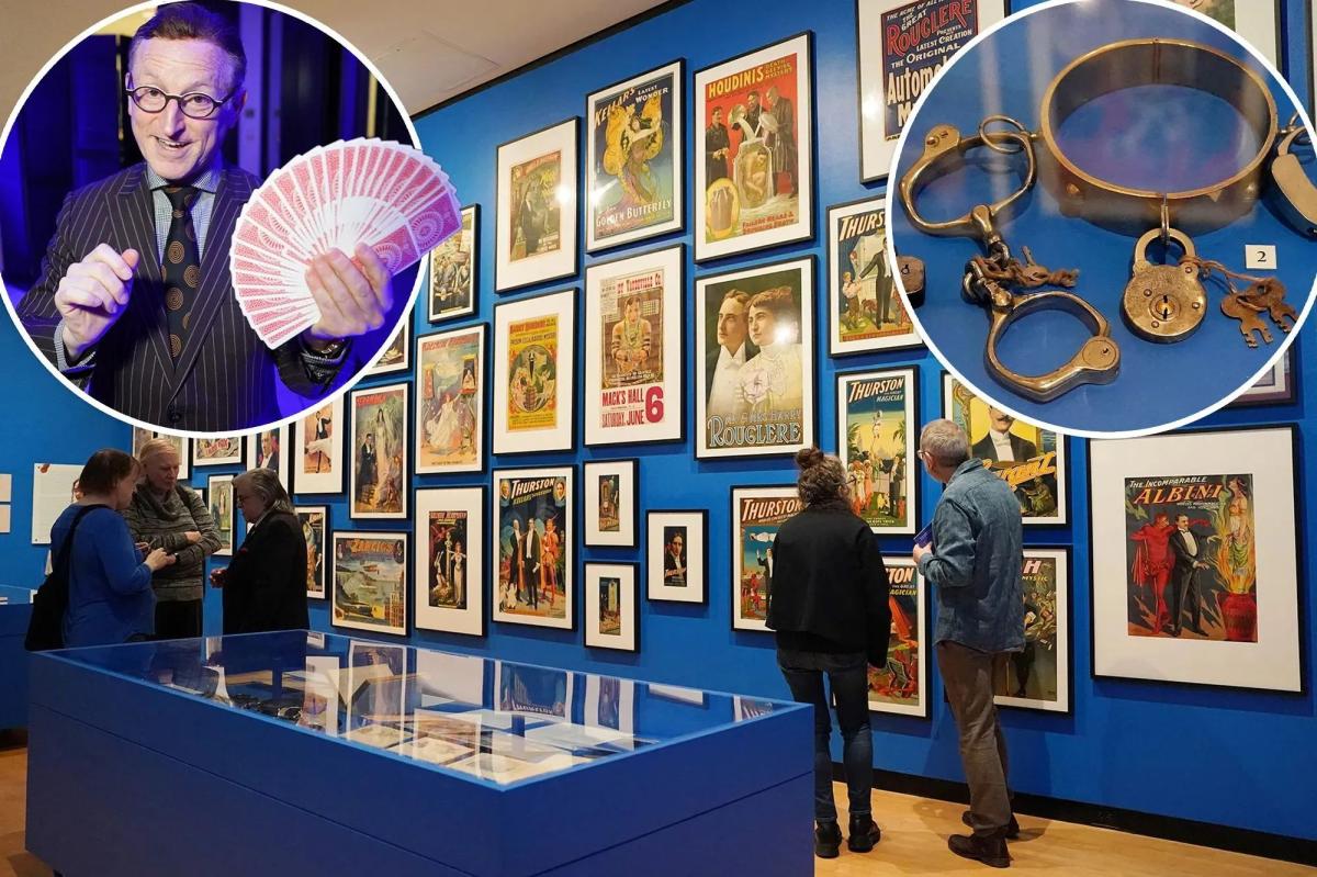 Peek at Houdini's handcuffs in NYC exhibit on 'Golden Age' of magicians