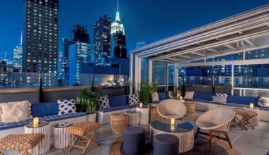 Hilton rooftop new york