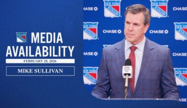 Pregame: Mike Sullivan | New York Rangers