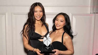 Olympic gold queens Chloe Kim and Suni Lee reunite in New York City for a star-studded champion meetup