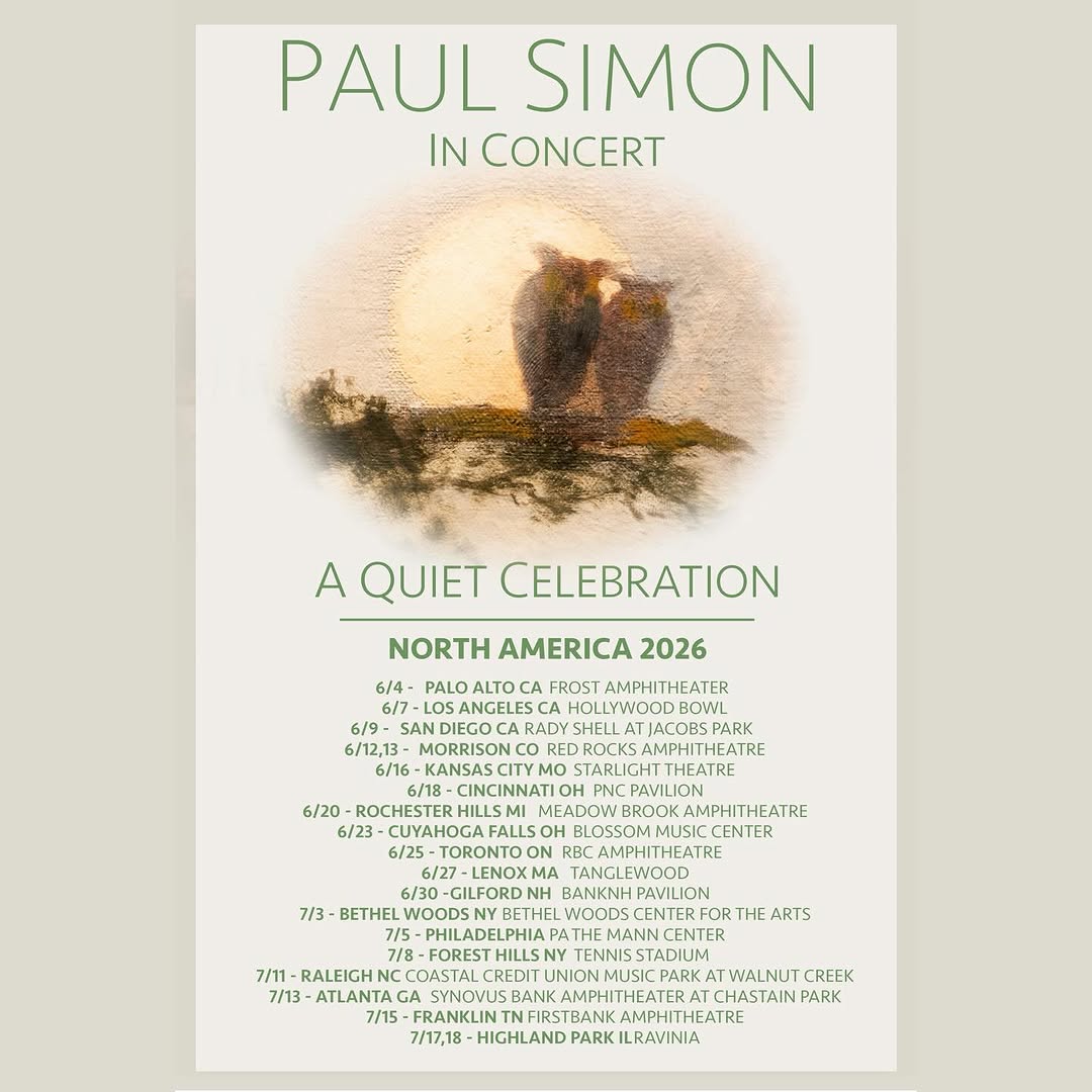 Paul Simon 2026 tour