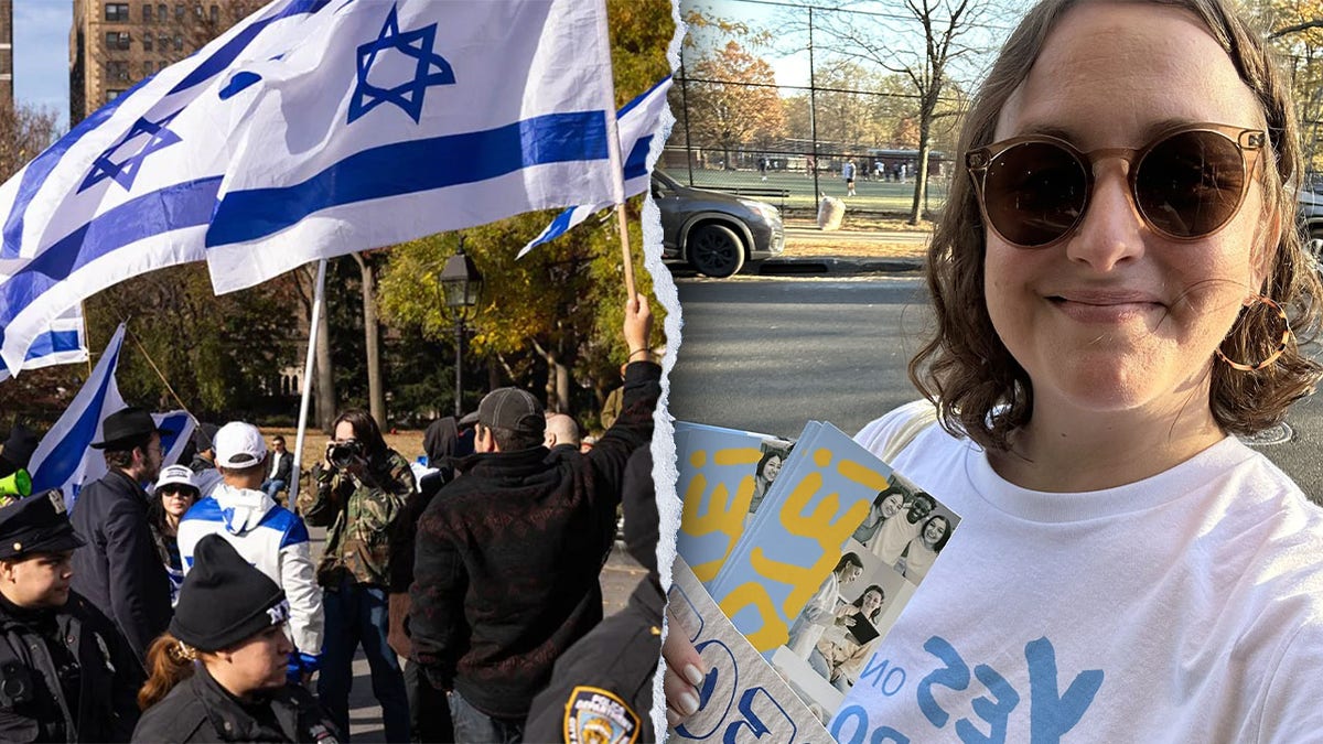Phylisa Wisdom, the executive director of the Mayor’s Office to Combat Antisemitism and a pro-Israel protest