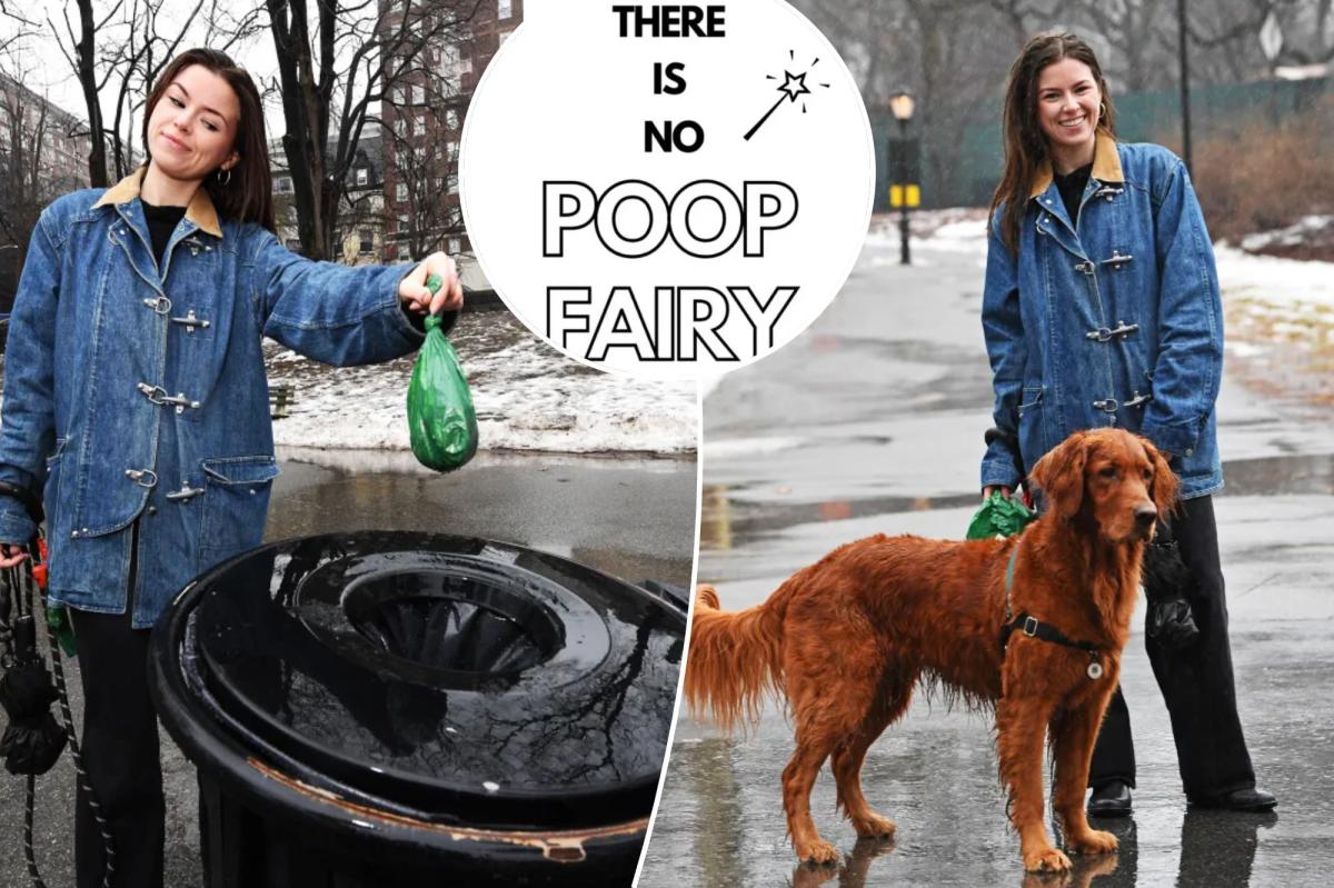 Upper West Side model crowned 'Poop Fairy' for cleaning dog crap