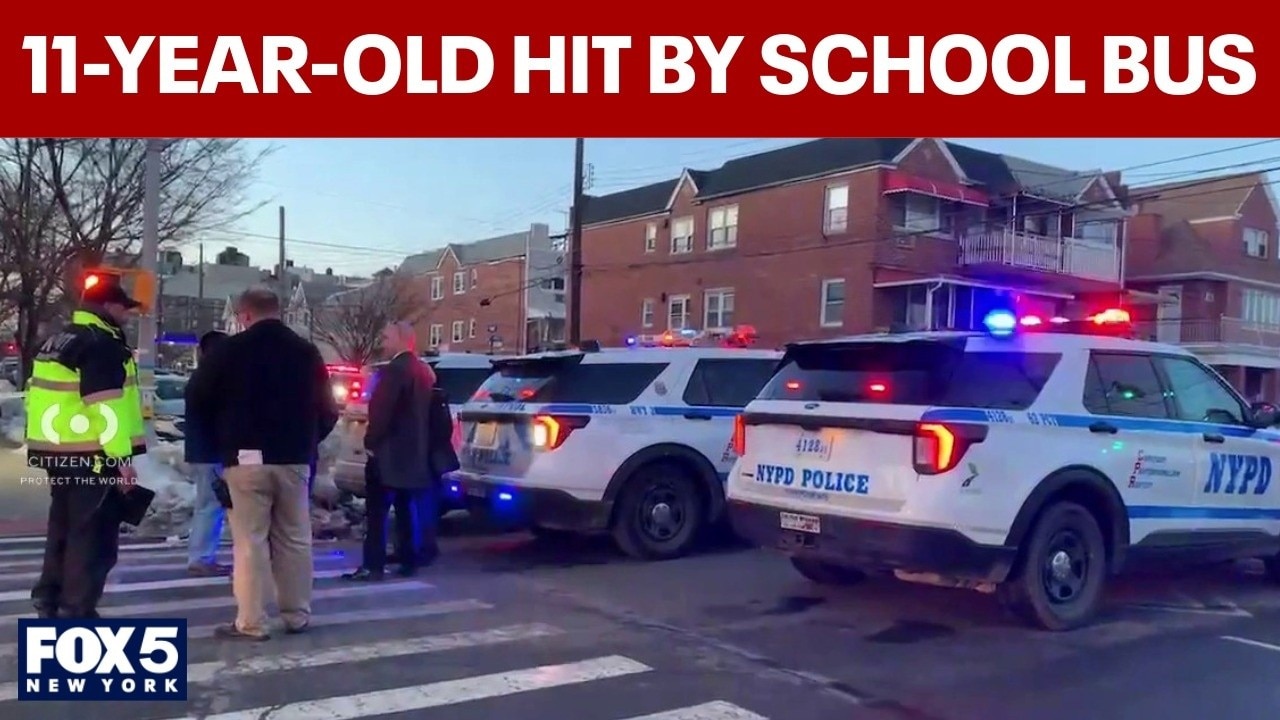 11-year-old girl hit by school bus in Brooklyn: NYPD