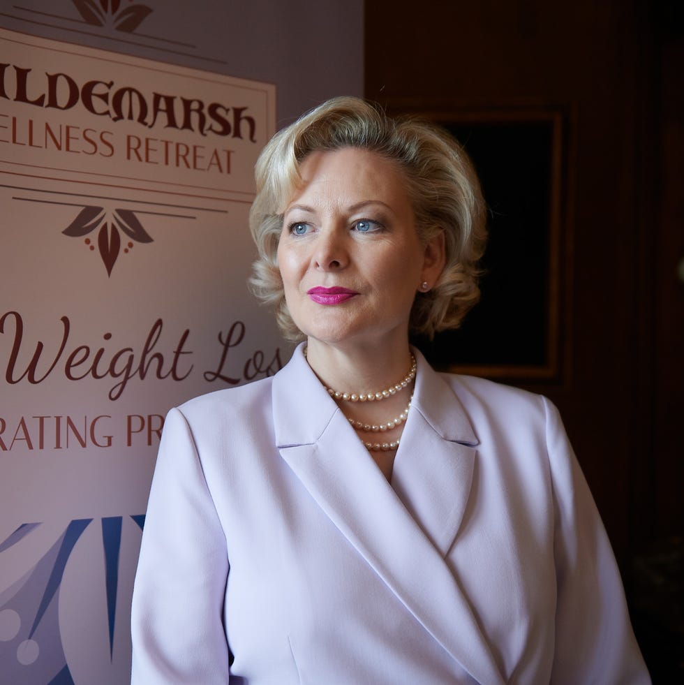 sara stewart as dr isherwood, wildemarsh wellness retreat director pull aside; sparring with death queens of mystery _ season 2 photo credit: rob baker ashton/acorntv sara stewart as dr isherwood, wildemarsh wellness retreat director pull aside; sparring with death queens of mystery _ season 2 photo credit: rob baker ashton/acorntv