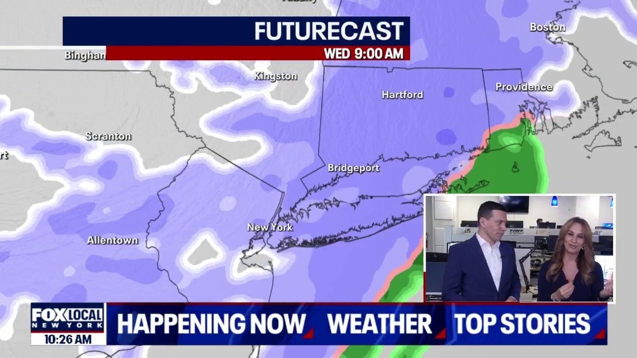 Upcoming snow threats this week for NYC area
