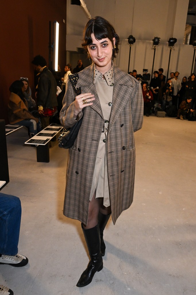 Rama Duwaji at the Diotima fashion show.