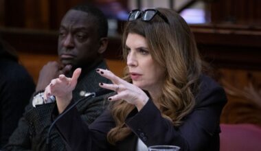 The legislation is part of Council Speaker Julie Menin’s five-point plan to combat antisemitism, but she says it aims to protect all New Yorkers regardless of faith or background. (John McCarten/NYC Council Media Unit)