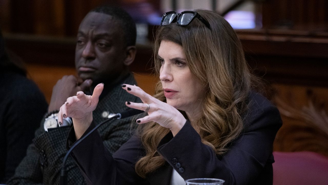 The legislation is part of Council Speaker Julie Menin’s five-point plan to combat antisemitism, but she says it aims to protect all New Yorkers regardless of faith or background. (John McCarten/NYC Council Media Unit)