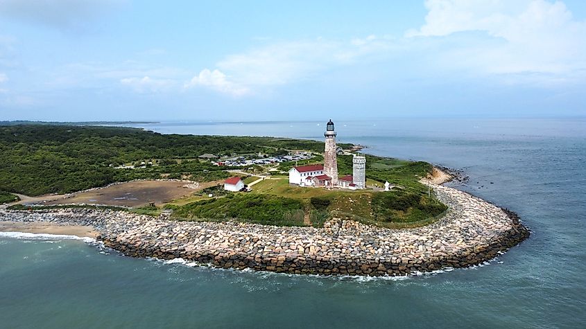 The beautiful Montauk Point Lighthouse.