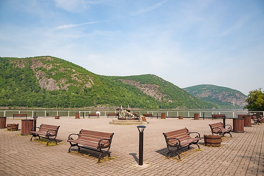 The beautiful waterfront in Cold Spring, New York.
