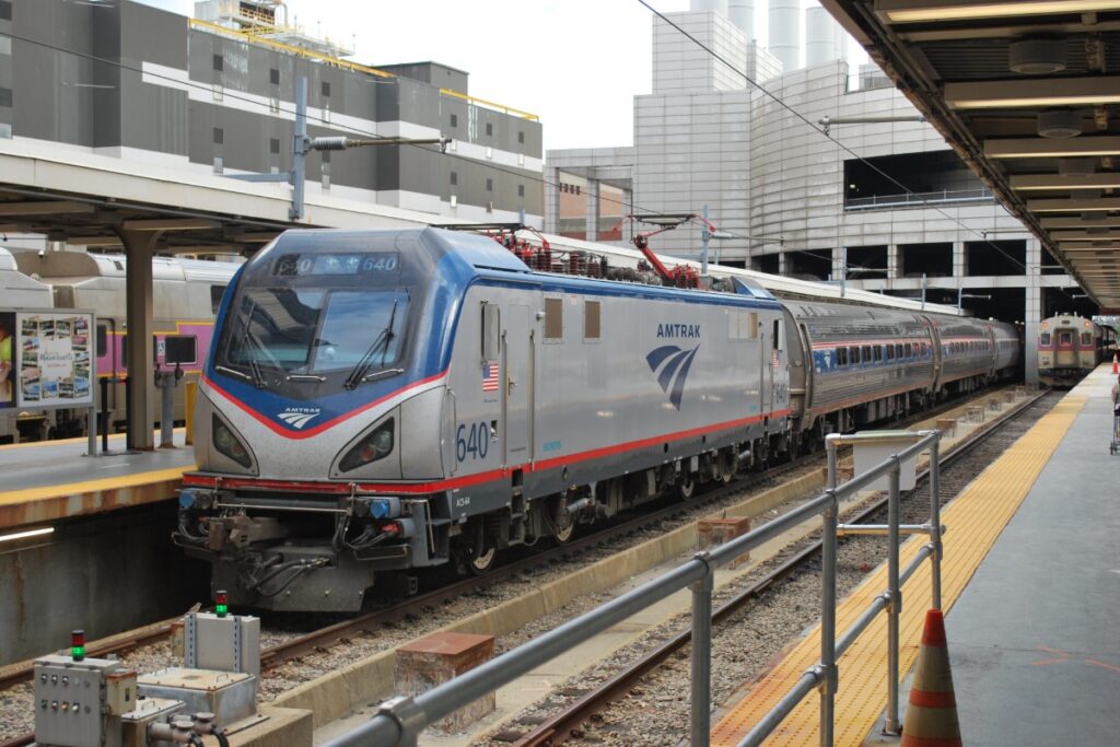 boston amtrak train