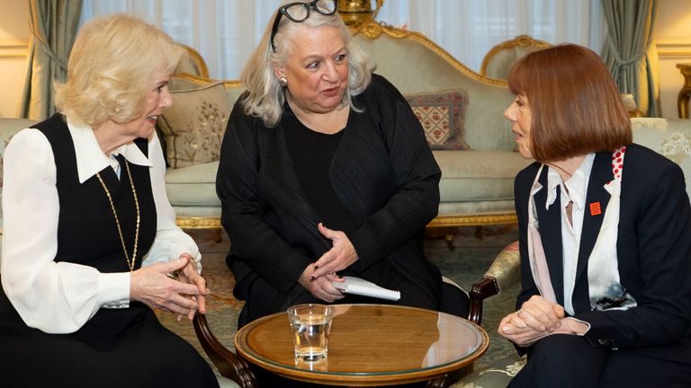 The pair spoke through an interpreter. Pic: PA